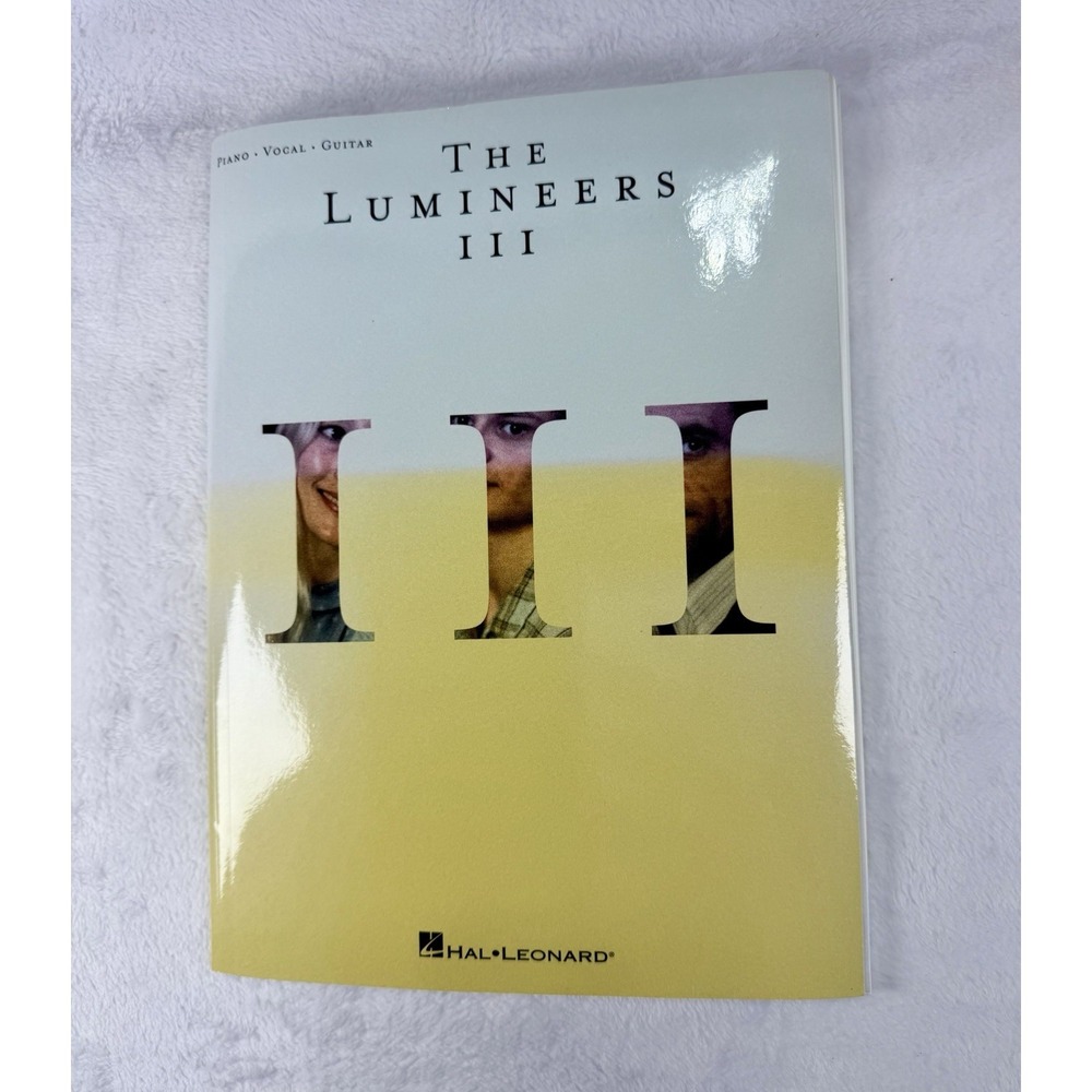 The Lumineers III for Piano Vocal Guitar Chords Lyrics Sheet Music 13 Songs Book